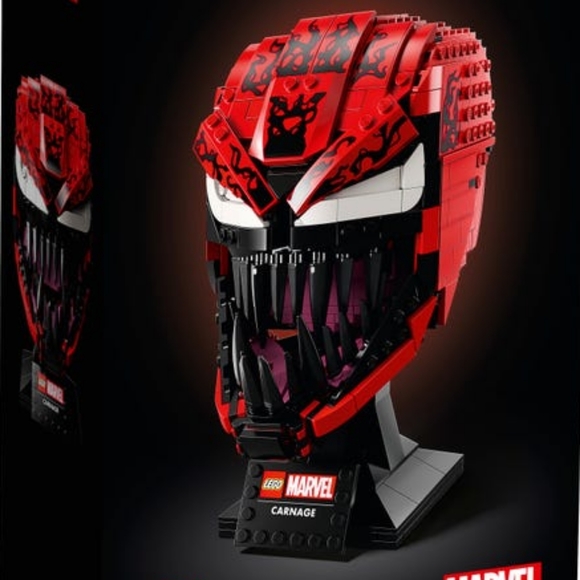 LEGO Marvel Spider-Man Carnage Building Kit Helmet 76199 - Picture 11 of 11